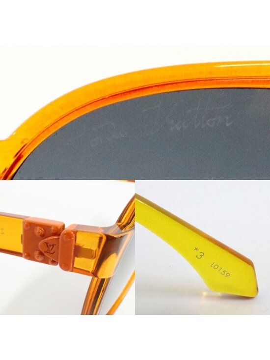 Louis Vuitton LV Rainbow Pilot Sunglasses Orange Eyewear
